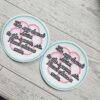 Feminist Egg Vinyl Sticker The Egg Doesn't Swim Quote Decal