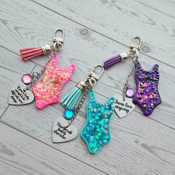 Eras Bodysuit Keychain – Personalized Rhinestone Bag Charm, Pink Blue or Purple 3 Eras Bodysuit Keychain – Personalized Rhinestone Bag Charm, Pink Blue or Purple