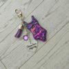 Eras Bodysuit Keychain – Personalized Rhinestone Bag Charm, Pink Blue or Purple 7 Eras Bodysuit Keychain – Personalized Rhinestone Bag Charm, Pink Blue or Purple