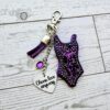 il_fullxfull.7581661716_aboq Showgirl Era Bodysuit Keychain – Personalized Rhinestone Bag Charm, Pink Blue or Purple