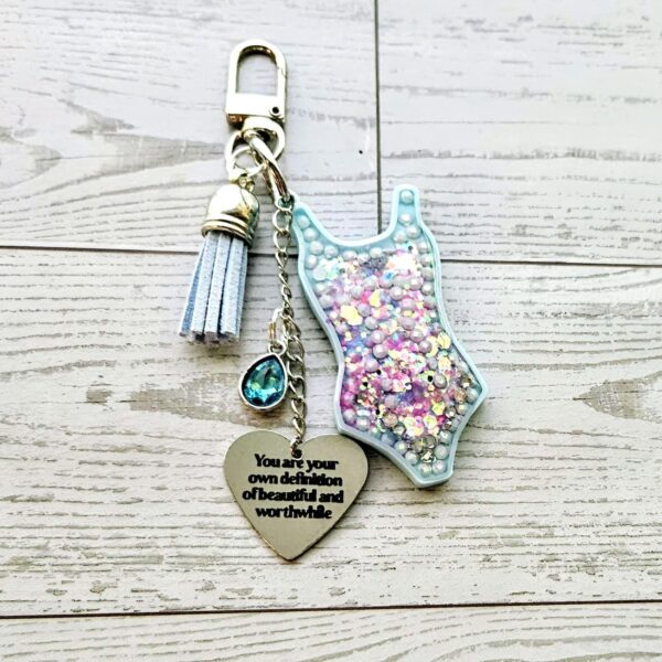 il_fullxfull.7629605757_3os9 Showgirl Era Bodysuit Keychain – Glitter Resin Bag Charm, quote accessory