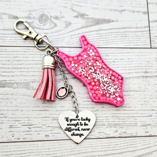 il_fullxfull.7629609459_ilnj Showgirl Era Bodysuit Keychain – Personalized Rhinestone Bag Charm, Pink Blue or Purple