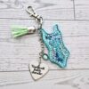 il_fullxfull.7629609519_jxds Showgirl Era Bodysuit Keychain – Personalized Rhinestone Bag Charm, Pink Blue or Purple