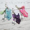 il_fullxfull.7629609633_axxh Showgirl Era Bodysuit Keychain – Personalized Rhinestone Bag Charm, Pink Blue or Purple
